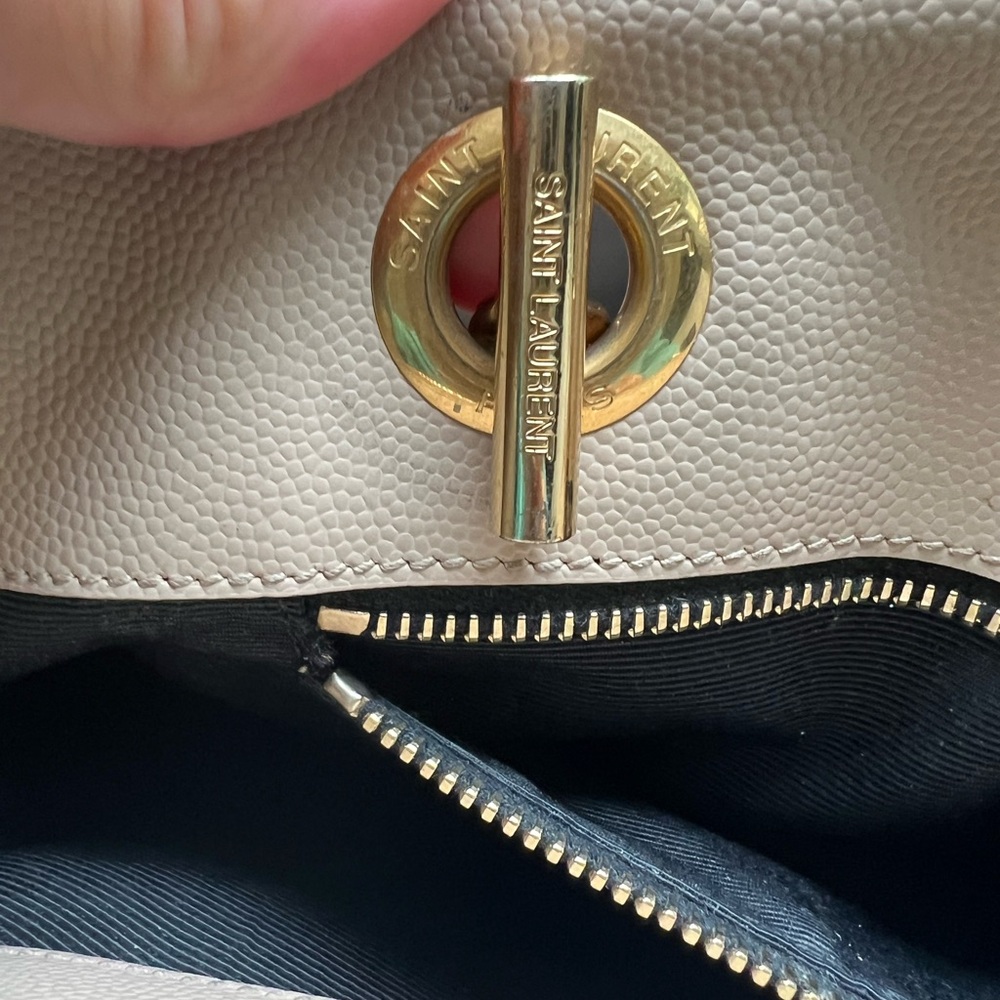 Reserved -YSL Shoulder Monogram Shopping Tote Bag - Picture 9 of 17